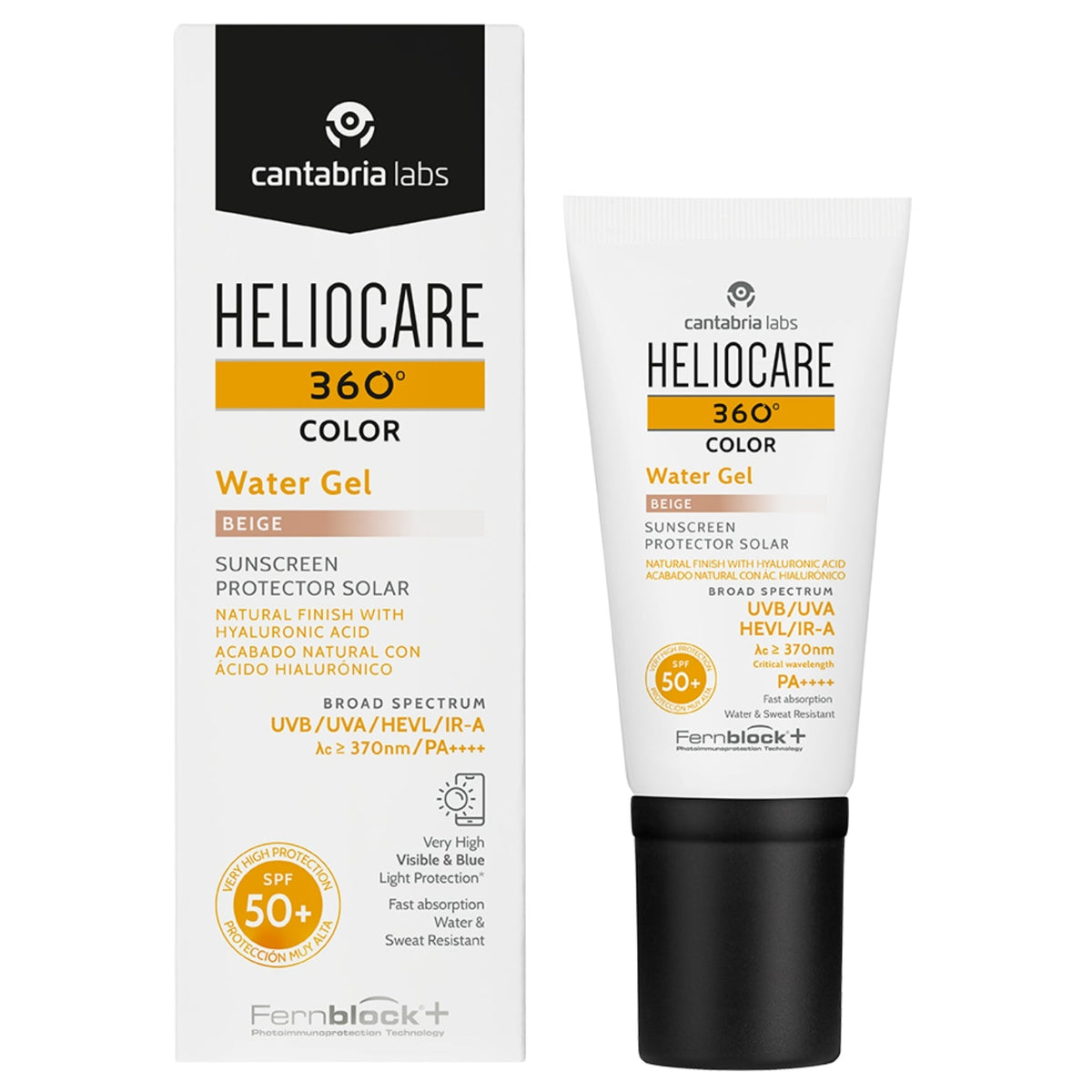 HELIOCARE 360 Color Water Gel SPF50+ Beige | Tonēts mitrinošs gels, 50 ml