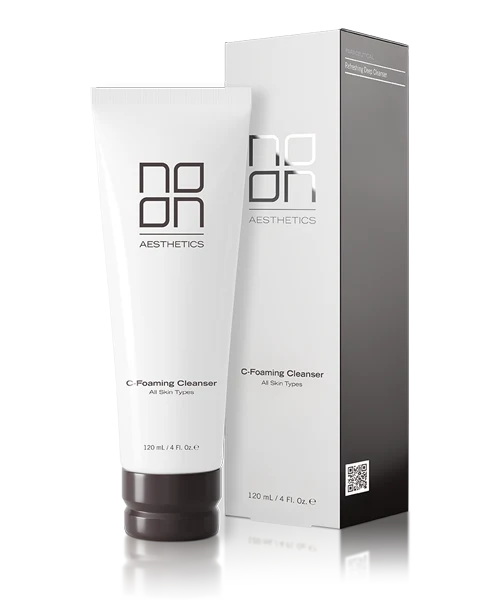 NOON Aesthetics C-Foaming current packaging