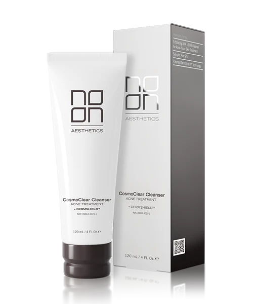 NOON Aesthetics CosmoClear current packaging