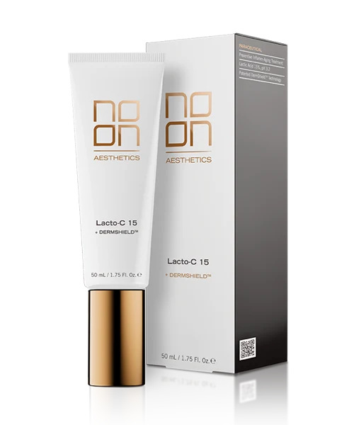 NOON Aesthetics Lacto-C 15 current packaging